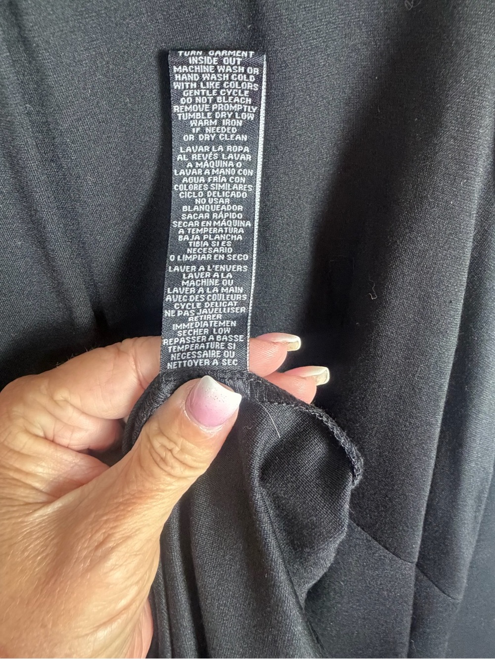 Sharagano NWT Women’s Black Midi Pleated 3/4 Sleeve Shift Dress In Size 16W - Picture 10 of 15